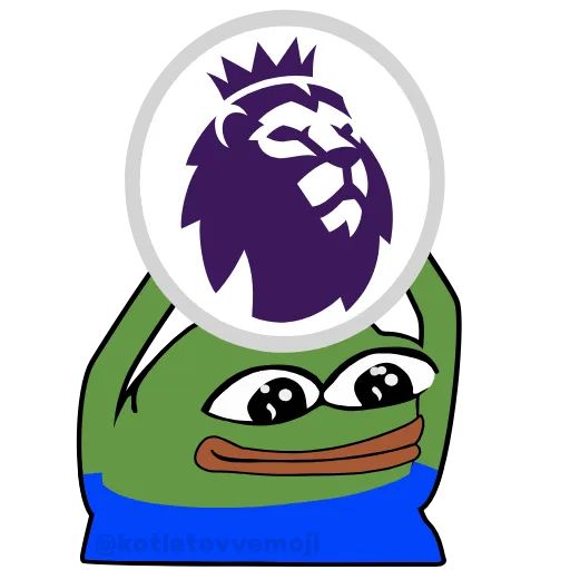 🦁 Эмодзи «Pepe На Евро» для Telegram