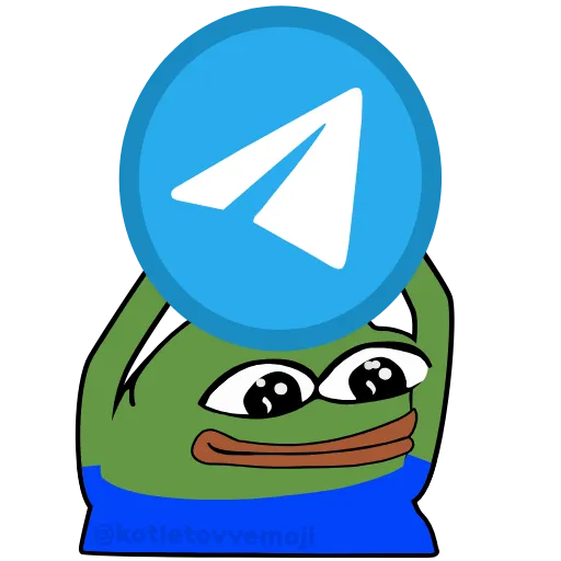 Эмодзи Pepe На Евро для Telegram — скачать