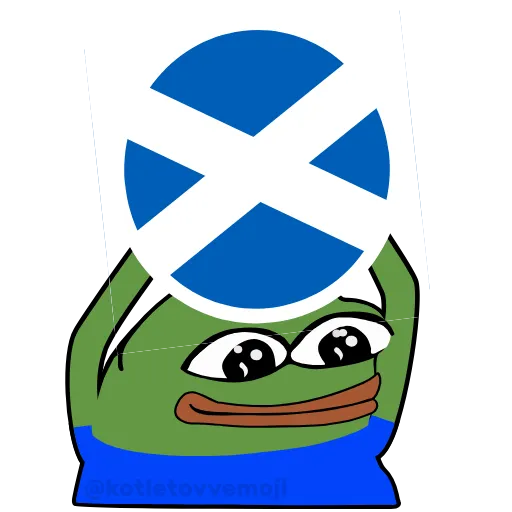 🏴󠁧󠁢󠁳󠁣󠁴󠁿 Эмодзи «Pepe На Евро» для Telegram