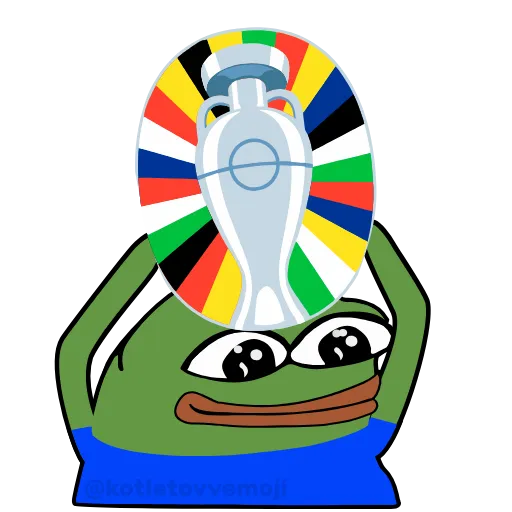 🏆 Эмодзи «Pepe На Евро» для Telegram