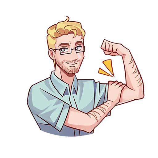 💪 Стикер «Даешь праздники Без Текста» для Telegram