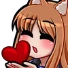 😘 Эмодзи «👍 Holo - Spice and Wolf» для Telegram