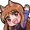 🙋‍♀️ Эмодзи «👍 Holo - Spice and Wolf» для Telegram