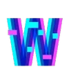 🔡 Эмодзи «Hologram Font ()» для Telegram