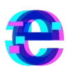 🔡 Эмодзи «Hologram Font ()» для Telegram