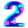 2️⃣ Эмодзи «Hologram Font ()» для Telegram