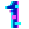 1️⃣ Эмодзи «Hologram Font ()» для Telegram