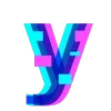 🔡 Эмодзи «Hologram Font ()» для Telegram
