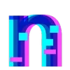 🔡 Эмодзи «Hologram Font ()» для Telegram