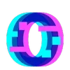 🔡 Эмодзи «Hologram Font ()» для Telegram