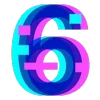 6️⃣ Эмодзи «Hologram Font ()» для Telegram