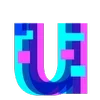 🔡 Эмодзи «Hologram Font ()» для Telegram