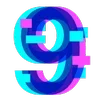9️⃣ Эмодзи «Hologram Font ()» для Telegram