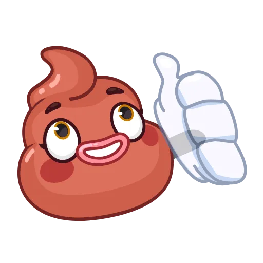 👍 Эмодзи «Holy Poop» для Telegram