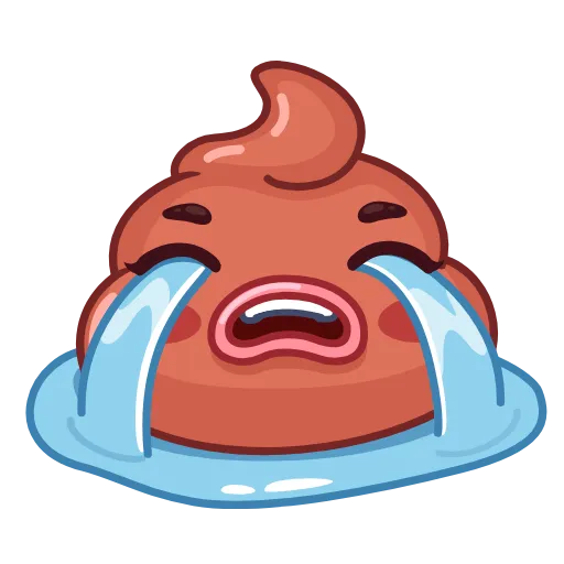 😭 Эмодзи «Holy Poop» для Telegram