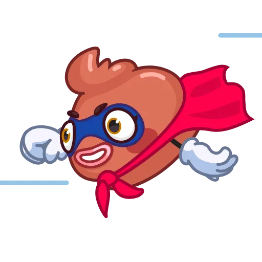 🏃‍♂️ Эмодзи «Holy Poop» для Telegram