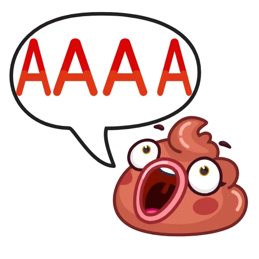 🤬 Эмодзи «Holy Poop» для Telegram