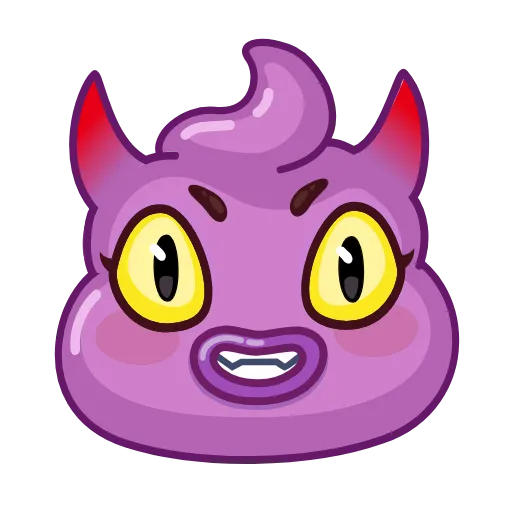 😈 Эмодзи «Holy Poop» для Telegram