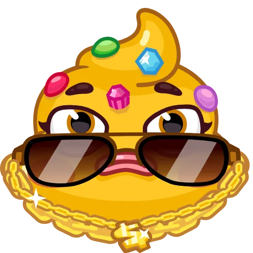 😎 Эмодзи «Holy Poop» для Telegram