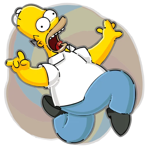 🥳 Эмодзи «Homer Simpson» для Telegram
