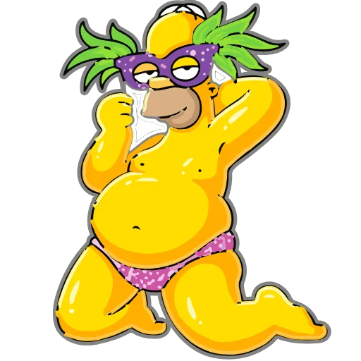😏 Эмодзи «Homer Simpson» для Telegram