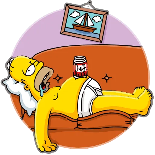 🤤 Эмодзи «Homer Simpson» для Telegram