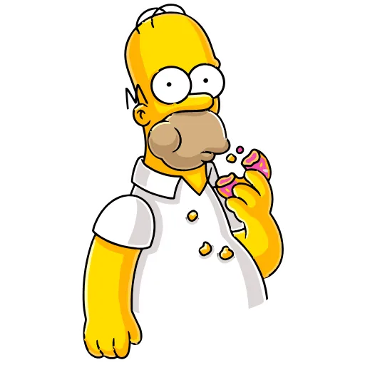 🍩 Эмодзи «Homer Simpson» для Telegram