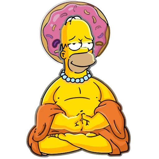 😇 Эмодзи «Homer Simpson» для Telegram