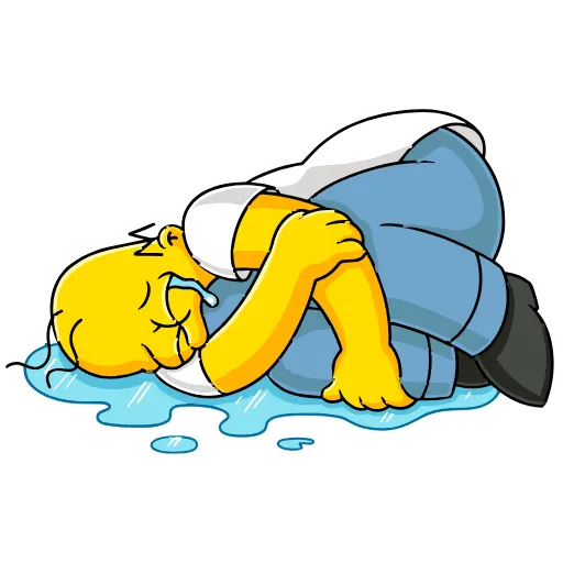 😭 Эмодзи «Homer Simpson» для Telegram