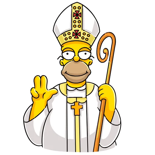 😇 Эмодзи «Homer Simpson» для Telegram