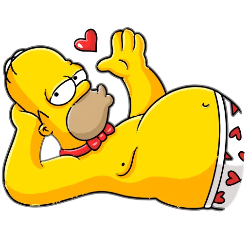 😘 Эмодзи «Homer Simpson» для Telegram
