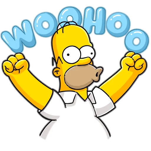 🤩 Эмодзи «Homer Simpson» для Telegram