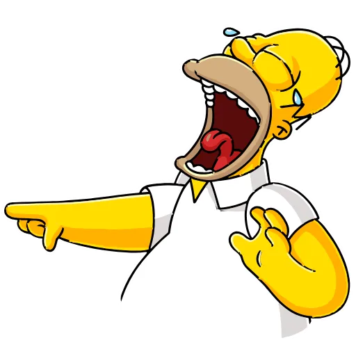 Стикерпак Homer Simpson для Telegram