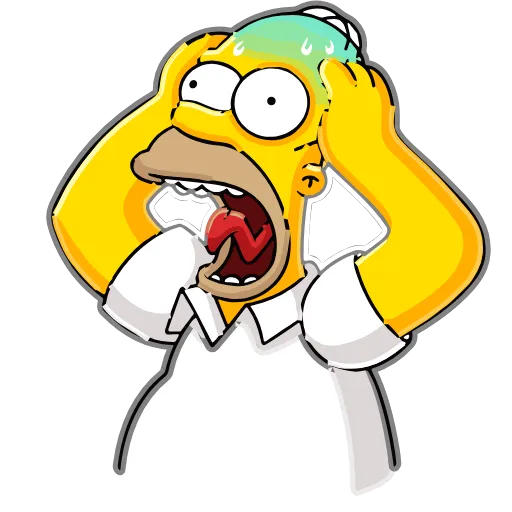😱 Эмодзи «Homer Simpson» для Telegram