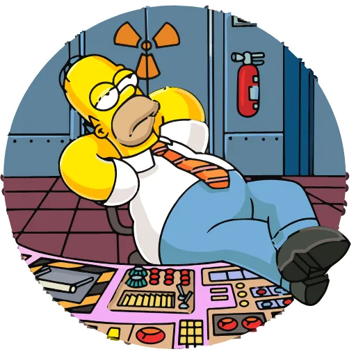🙄 Эмодзи «Homer Simpson» для Telegram