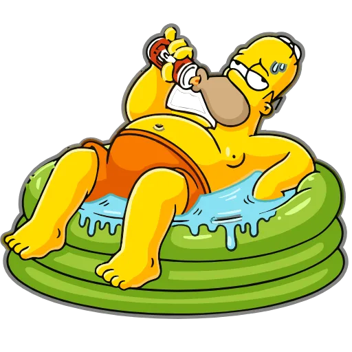 🫠 Эмодзи «Homer Simpson» для Telegram