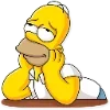 🤗 Эмодзи «Homer Simpson» для Telegram