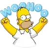 🥳 Эмодзи «Homer Simpson» для Telegram