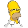 😒 Эмодзи «Homer Simpson» для Telegram