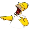 😂 Эмодзи «Homer Simpson» для Telegram