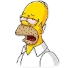 🥵 Эмодзи «Homer Simpson» для Telegram