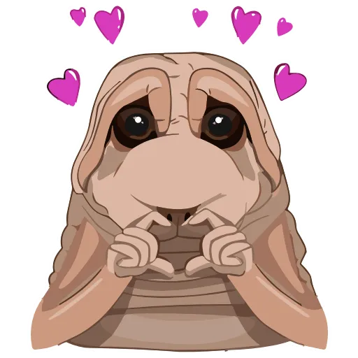 🥰 Эмодзи «Ждуны» для Telegram