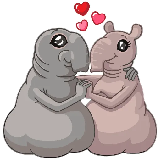 🥰 Эмодзи «Ждуны» для Telegram
