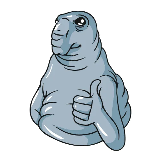 👍 Эмодзи «Ждуны» для Telegram