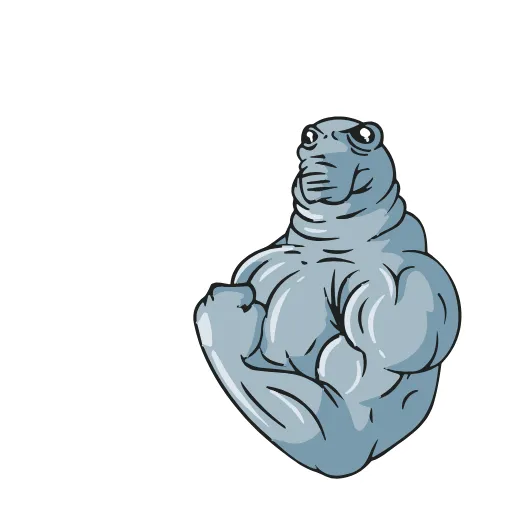💪 Эмодзи «Ждуны» для Telegram