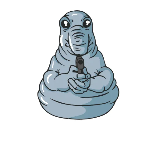 🔫 Эмодзи «Ждуны» для Telegram