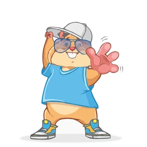 Эмодзи Хомячок для Telegram — скачать