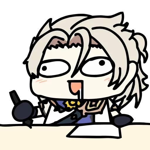 🤤 Эмодзи «Genshin Impact chibi» для Telegram