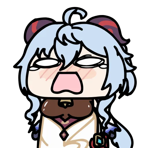 😨 Эмодзи «Genshin Impact chibi» для Telegram