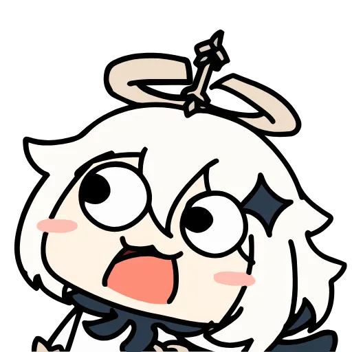 😳 Эмодзи «Genshin Impact chibi» для Telegram